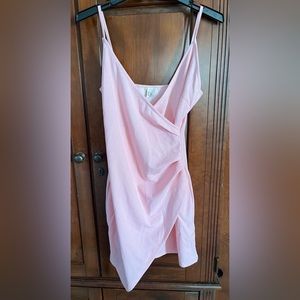 Pink spaghetti strap dress